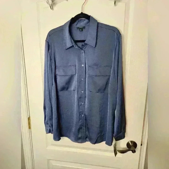 Plus size button down blouse #16 - Picture 1 of 5